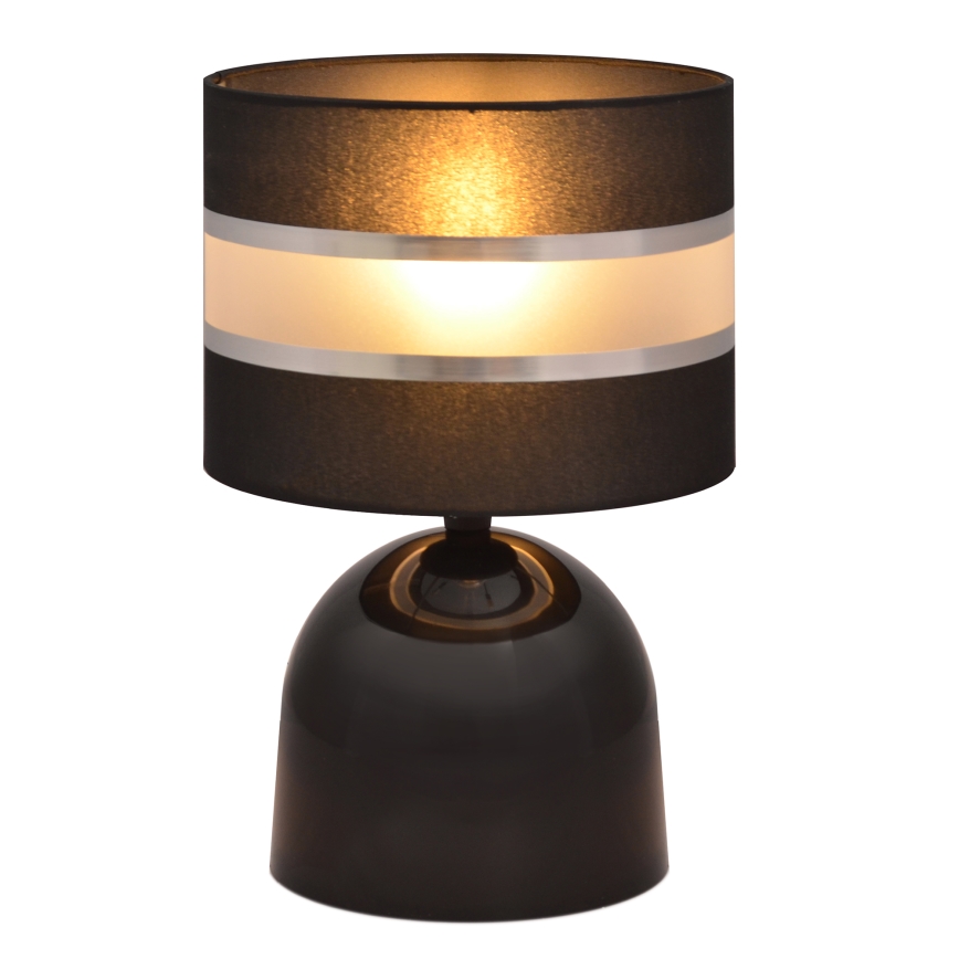 Stolna lampa HELEN 1xE27/15W/230V crna/srebrna