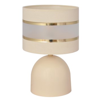 Stolna lampa HELEN 1xE27/15W/230V krem/zlatna