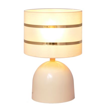 Stolna lampa HELEN 1xE27/15W/230V krem/zlatna