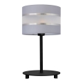 Stolna lampa HELEN 1xE27/15W/230V siva/crna