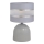 Stolna lampa HELEN 1xE27/15W/230V siva/srebrna