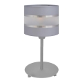 Stolna lampa HELEN 1xE27/15W/230V siva/srebrna