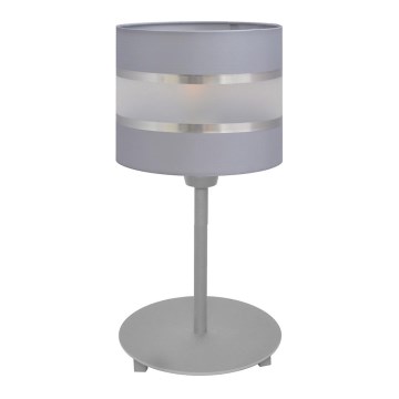 Stolna lampa HELEN 1xE27/15W/230V siva/srebrna
