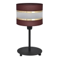 Stolna lampa HELEN 1xE27/15W/230V smeđa/crna/zlatna