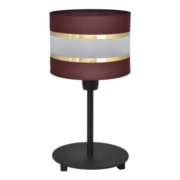 Stolna lampa HELEN 1xE27/15W/230V smeđa/crna/zlatna