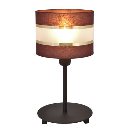 Stolna lampa HELEN 1xE27/15W/230V smeđa/crna/zlatna