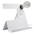 Stolna lampa INCLINE 1xE27/60W/230V bijela
