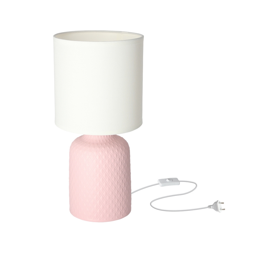 Stolna lampa INER 1xE14/40W/230V ružičasta