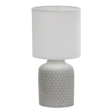 Stolna lampa INER 1xE14/40W/230V siva