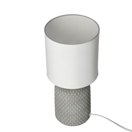Stolna lampa INER 1xE14/40W/230V siva