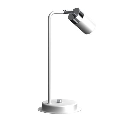 Stolna lampa JOKER 1xGU10/25W/230V bijela/sjajni krom