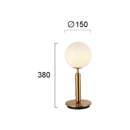 Stolna lampa JOLIN 1xG9/5W/230V zlatna
