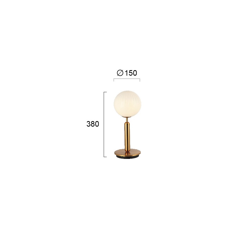 Stolna lampa JOLIN 1xG9/5W/230V zlatna
