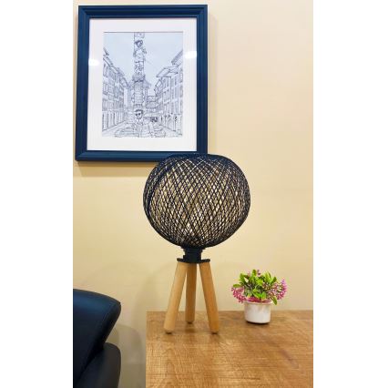 Stolna lampa JUTE 1xE27/60W/230V