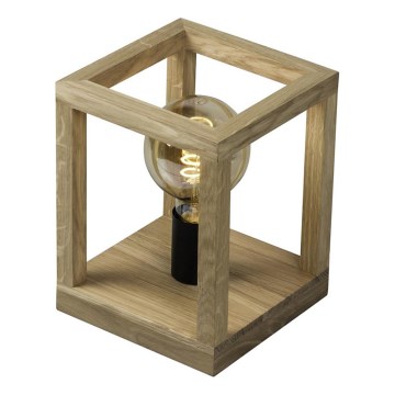 Stolna lampa KAGO 1xE27/60W/230V matni hrast