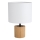 Stolna lampa KRETA 1xE27/25W/230V bor/bijela
