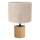 Stolna lampa KRETA 1xE27/25W/230V hrast/bež hrast