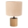 Stolna lampa KRETA 1xE27/25W/230V hrast/narančasta hrast