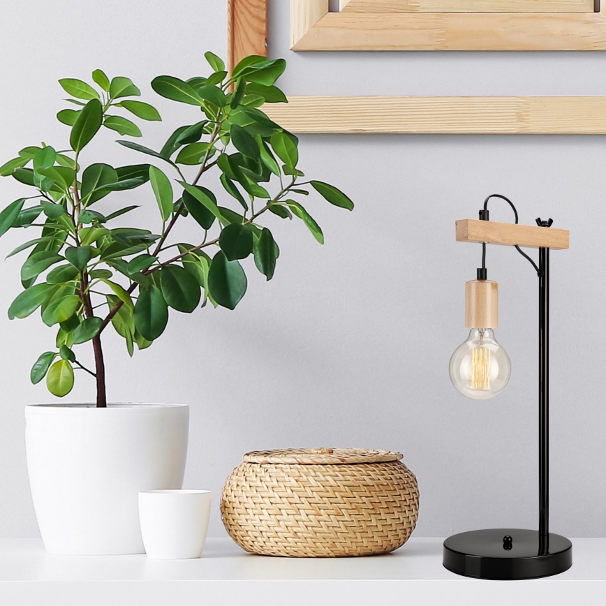Stolna lampa LEON 1xE27/60W/230V bukva - FSC certificirano