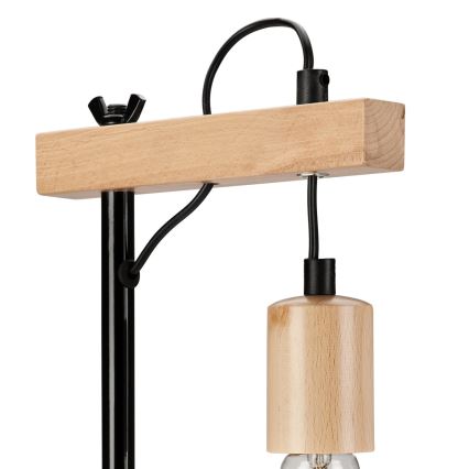 Stolna lampa LEON 1xE27/60W/230V bukva - FSC certificirano