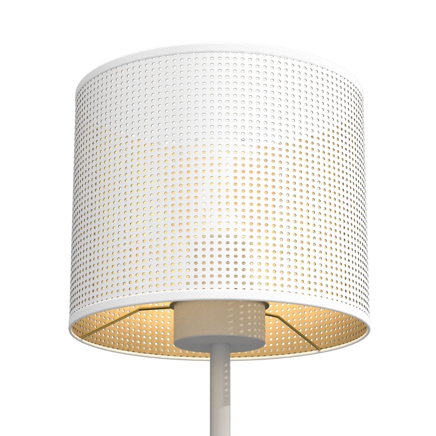Stolna lampa LOFT SHADE 1xE27/60W/230V pr. 18 cm bijela/zlatna