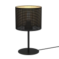Stolna lampa LOFT SHADE 1xE27/60W/230V pr. 18 cm crna/zlatna