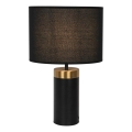 Stolna lampa LUCIANO 1xE27/40W/230V crna/zlatna