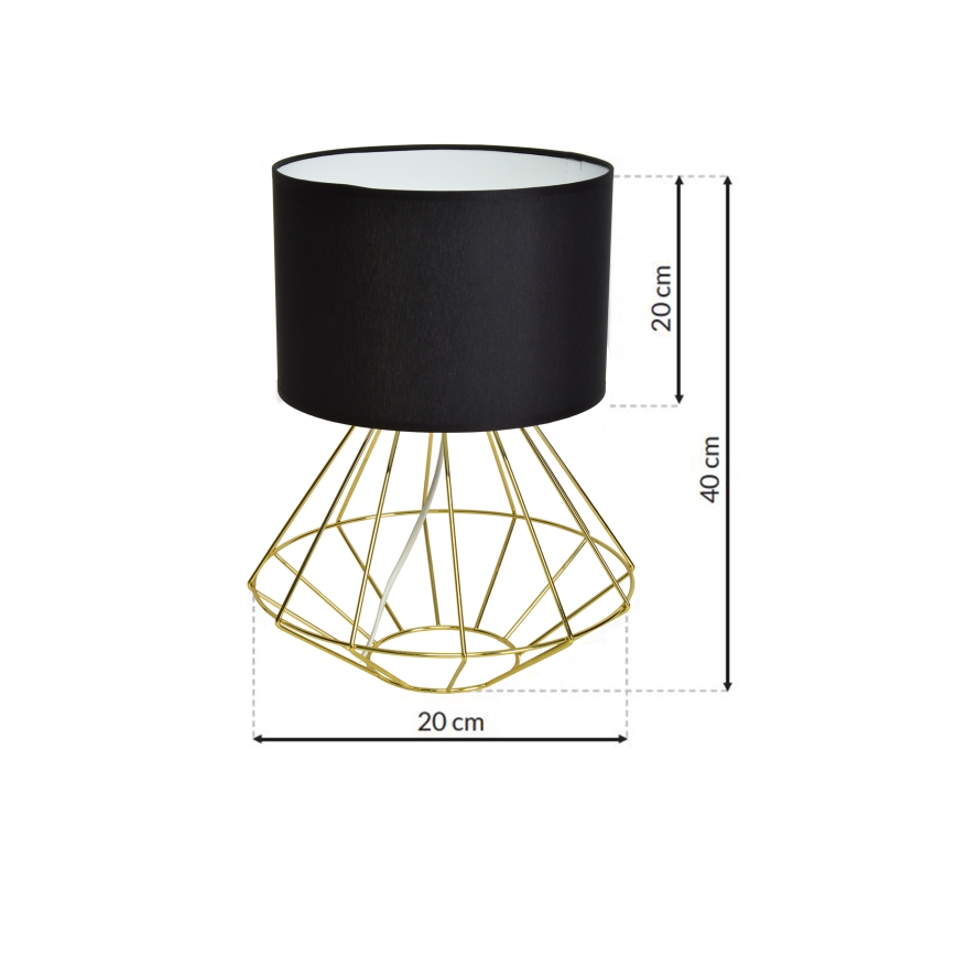 Stolna lampa LUPO 1xE27/60W/230V