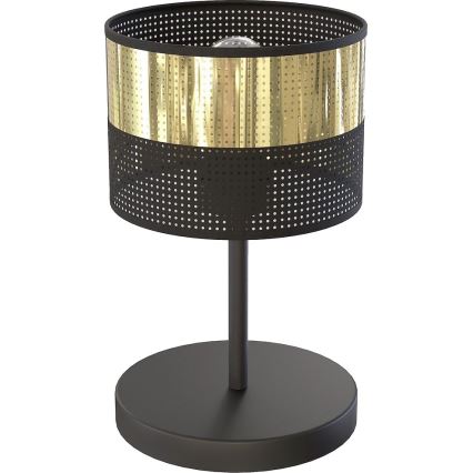 Stolna lampa LUX 1xE27/15W/230V crna/zlatna