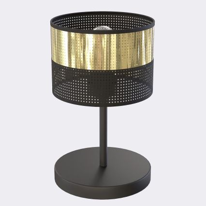 Stolna lampa LUX 1xE27/15W/230V crna/zlatna