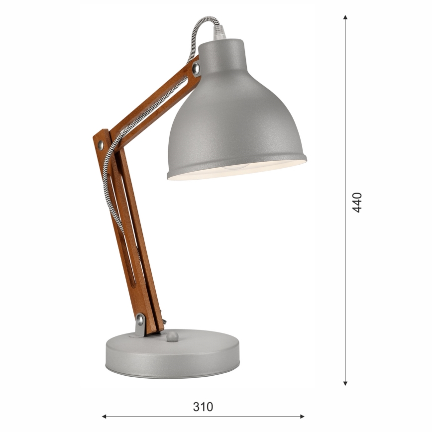 Stolna lampa MARCELLO 1xE27/60W/230V bukva