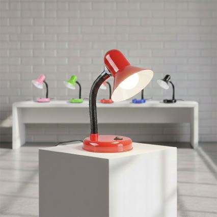 Stolna lampa MENTOR 1xE27/15W/230V crvena
