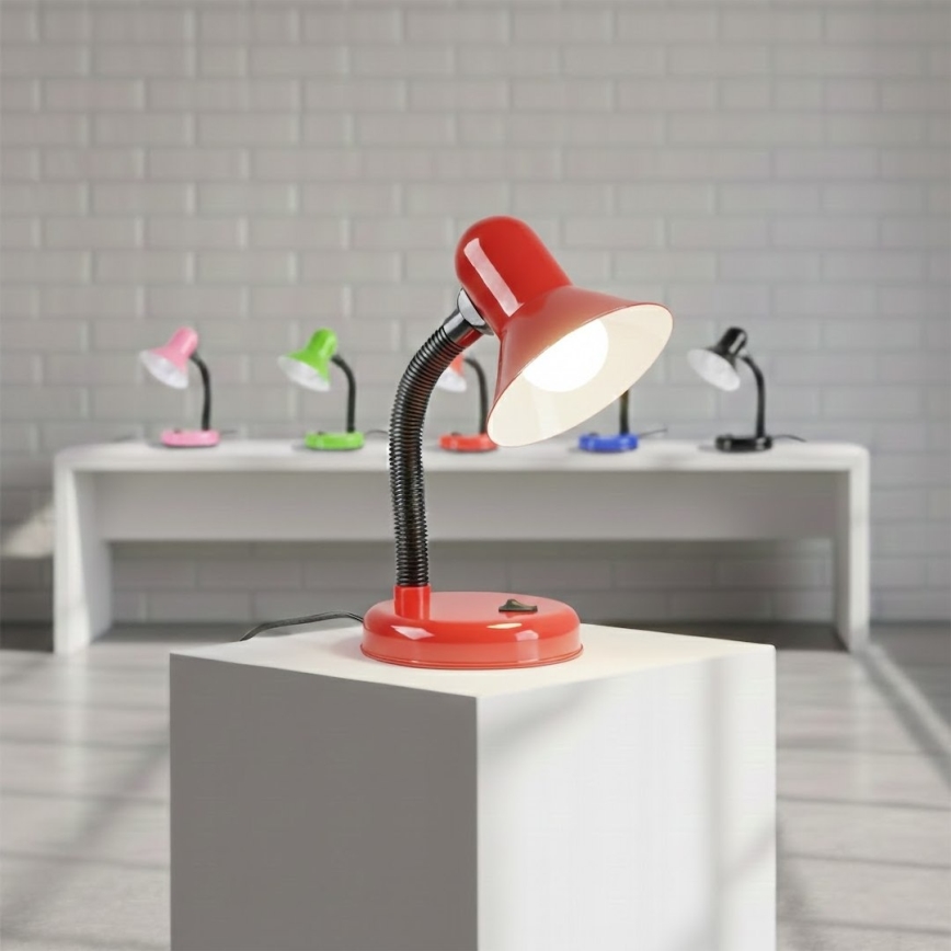 Stolna lampa MENTOR 1xE27/15W/230V crvena