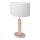 Stolna lampa MERCEDES 1xE27/40W/230V 46 cm bijela/hrast