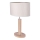 Stolna lampa MERCEDES 1xE27/40W/230V 46 cm krem/hrast
