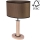 Stolna lampa MERCEDES 1xE27/40W/230V 46 cm smeđa/hrast – FSC certificirano