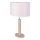 Stolna lampa MERCEDES 1xE27/40W/230V 60 cm krem/hrast
