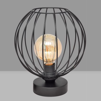 Stolna lampa MERCURE 1xE27/15W/230V crna