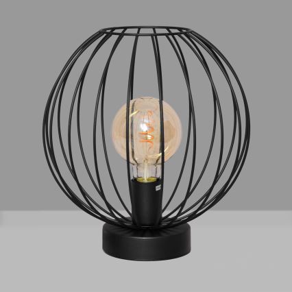 Stolna lampa MERCURE 1xE27/15W/230V crna