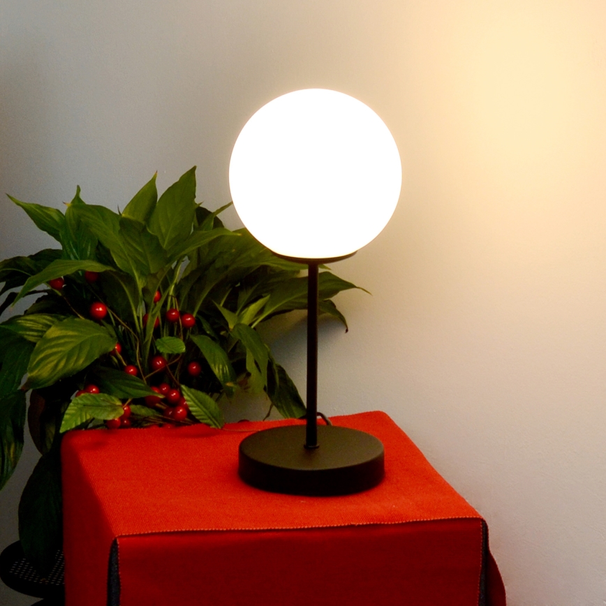 Stolna lampa MOON 1xE27/15W/230V crna