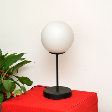 Stolna lampa MOON 1xE27/15W/230V crna