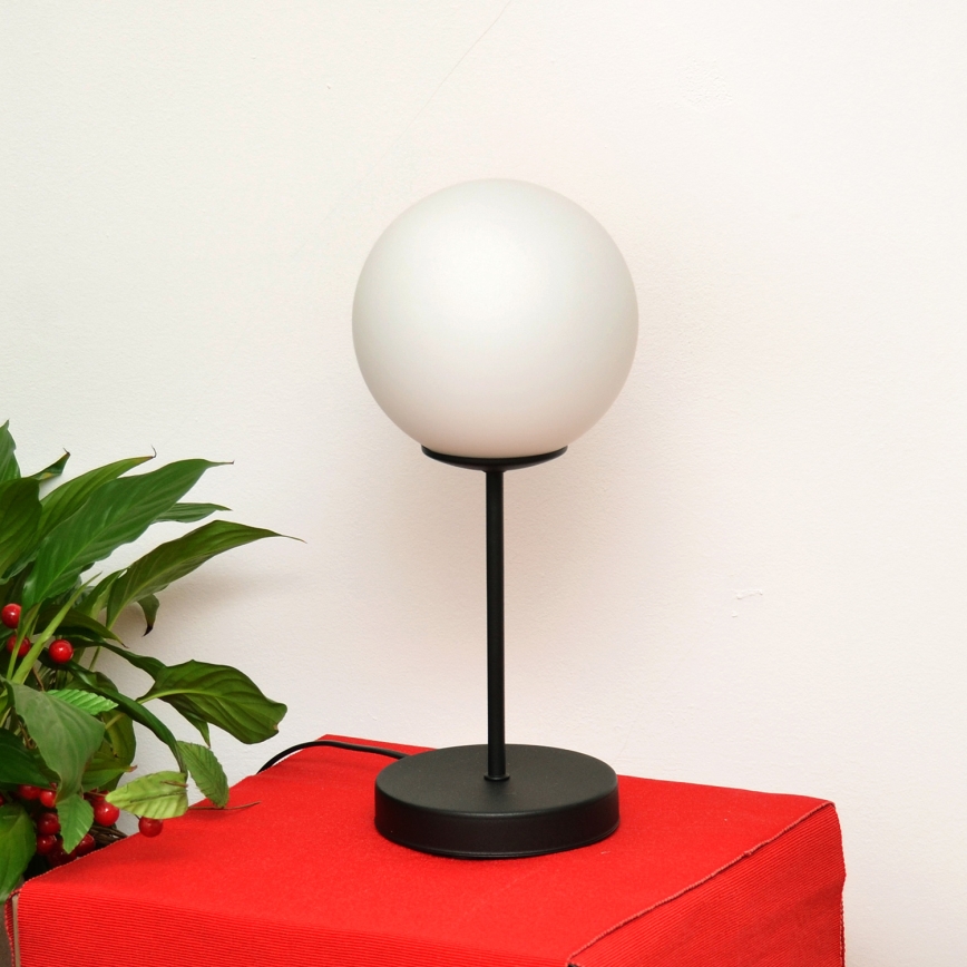 Stolna lampa MOON 1xE27/15W/230V crna