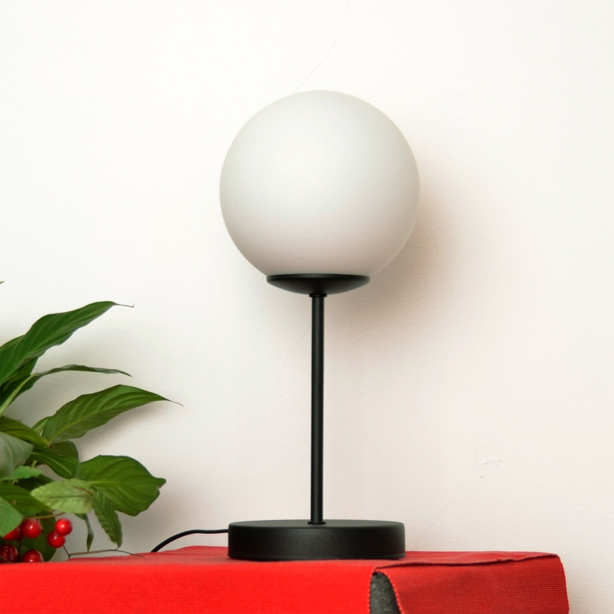 Stolna lampa MOON 1xE27/15W/230V crna