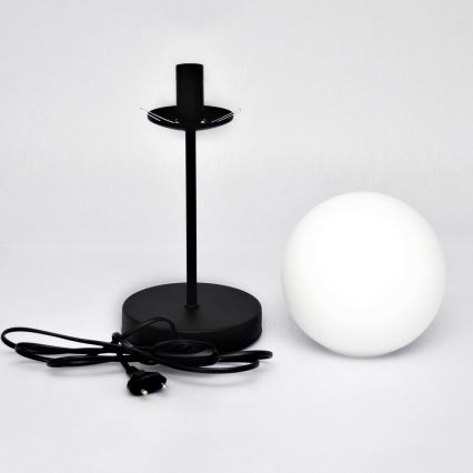 Stolna lampa MOON 1xE27/15W/230V crna
