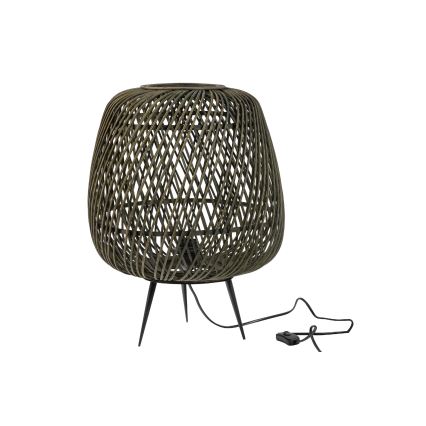 Stolna lampa MOZA 1xE27/60W/230V bambus zelena