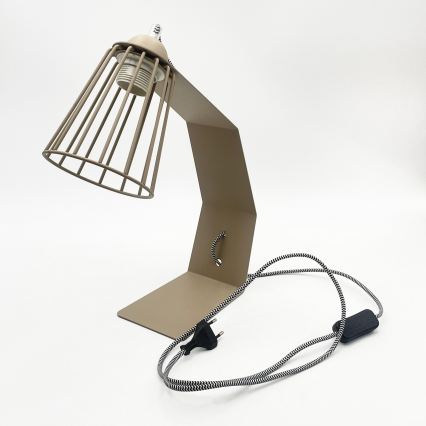 Stolna lampa NANDO 1xE27/15W/230V bež
