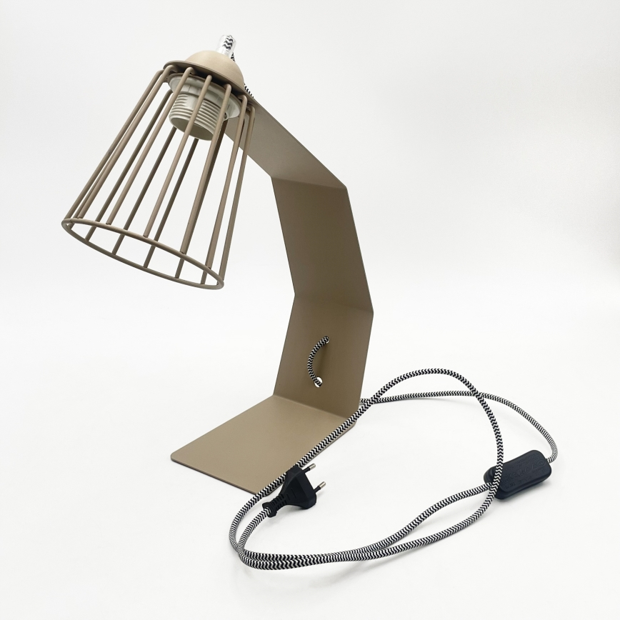 Stolna lampa NANDO 1xE27/15W/230V bež