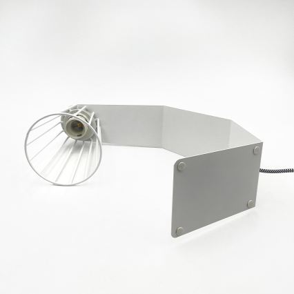 Stolna lampa NANDO 1xE27/15W/230V bijela