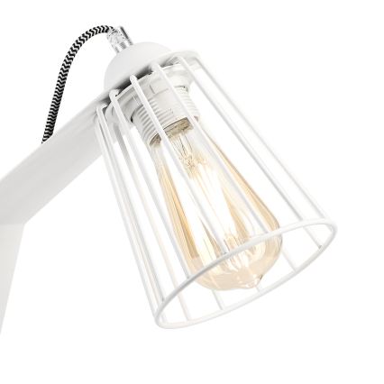 Stolna lampa NANDO 1xE27/15W/230V bijela