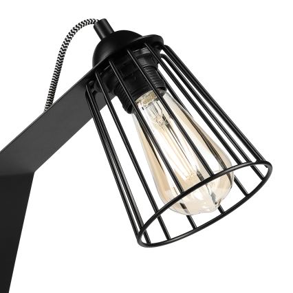 Stolna lampa NANDO 1xE27/15W/230V crna